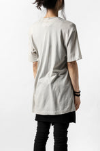 Load image into Gallery viewer, RUNDHOLZ DIP DISTORTED NECK T-SHIRT / DYED L.JERSEY (ZINC)