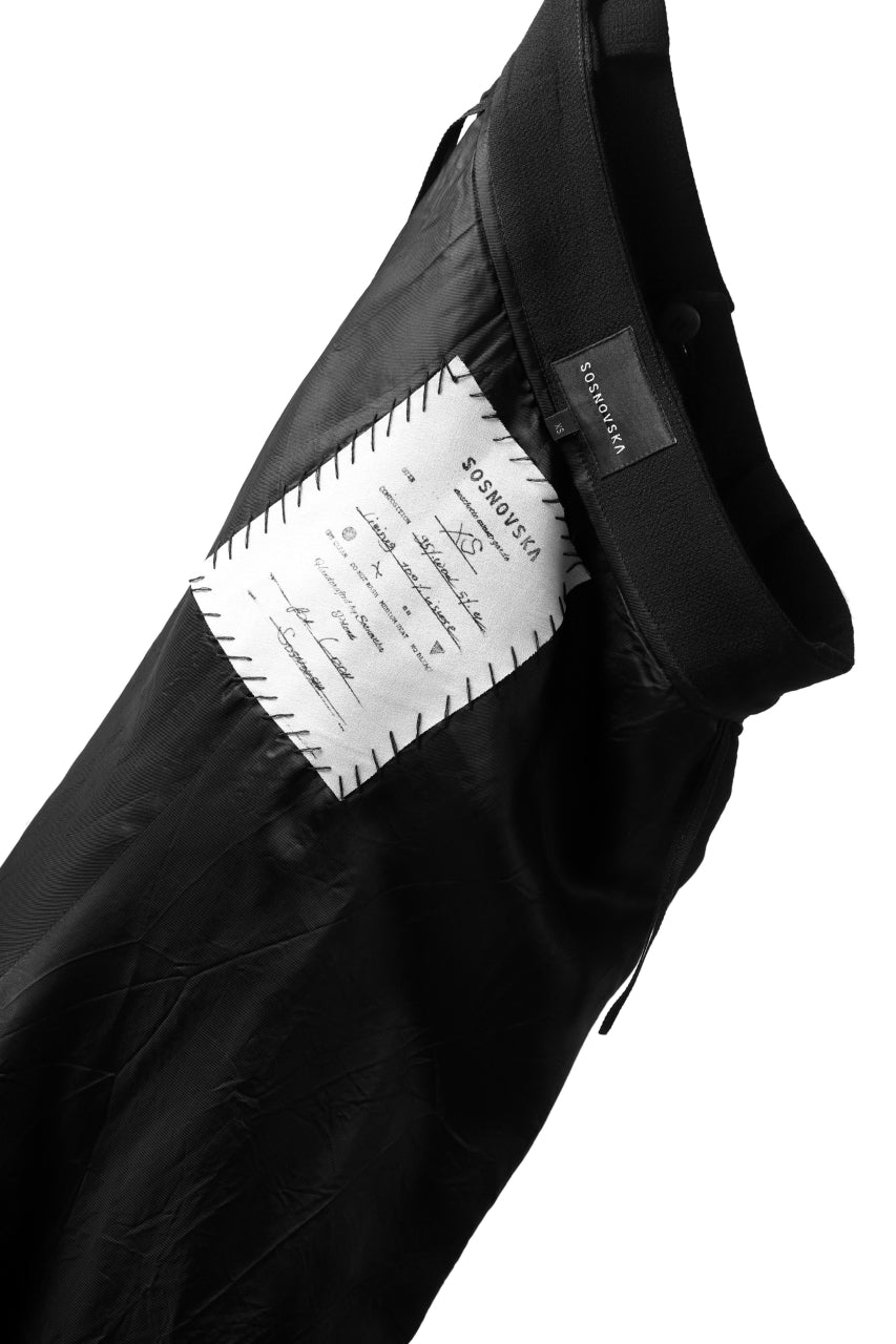 SOSNOVSKA WEIGHTY COVER PANTS (BLACK)