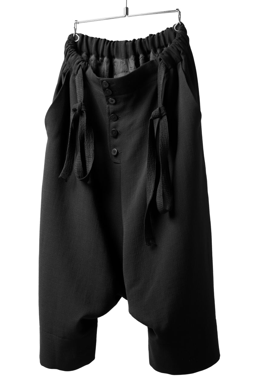 SOSNOVSKA exclusive VOLUME WOOLEN WIDE PANTS (BLACK)