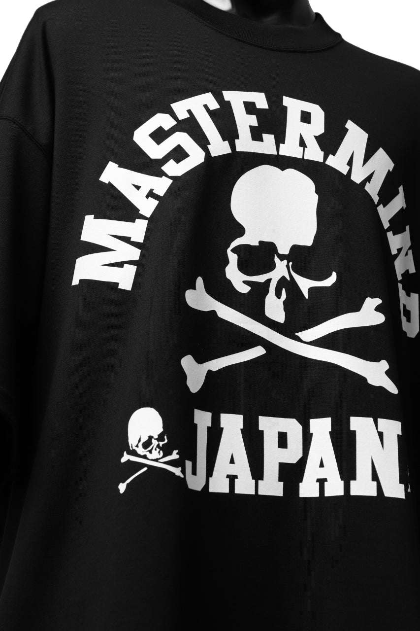 mastermind JAPAN LOGO DETAIL BOXYFIT T-SHIRT (BLACK)