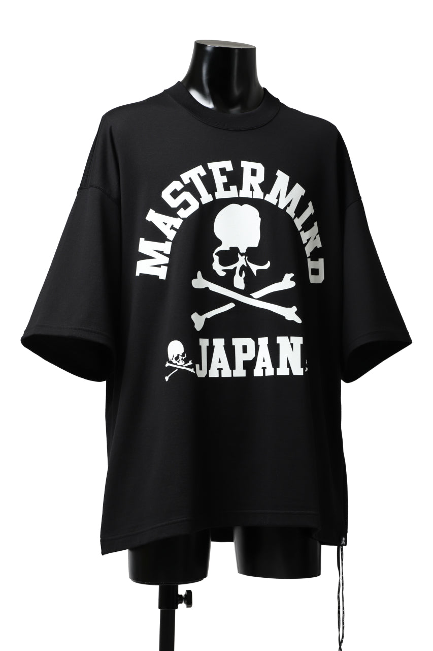 mastermind JAPAN LOGO DETAIL BOXYFIT T-SHIRT (BLACK)