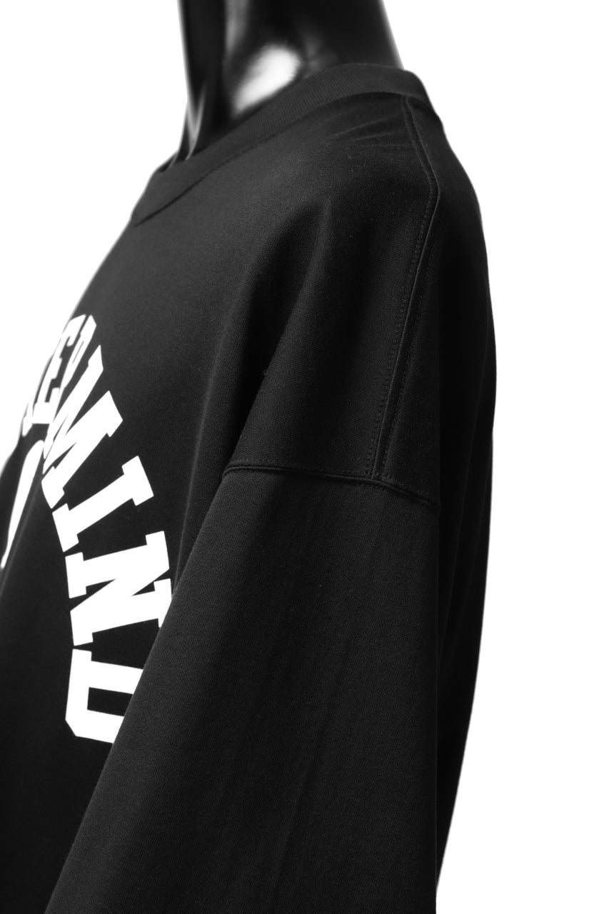 mastermind JAPAN LOGO DETAIL BOXYFIT T-SHIRT (BLACK)