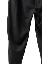 Load image into Gallery viewer, Y-3 Yohji Yamamoto CLASSIC CUFF PANTS / WOOL FLANNEL (BLACK)