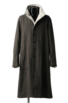 画像をギャラリービューアに読み込む, sus-sous medical coat / broke washer woven (KHAKI GREY)