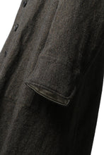 画像をギャラリービューアに読み込む, sus-sous medical coat / broke washer woven (KHAKI GREY)