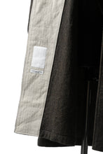 画像をギャラリービューアに読み込む, sus-sous medical coat / broke washer woven (KHAKI GREY)