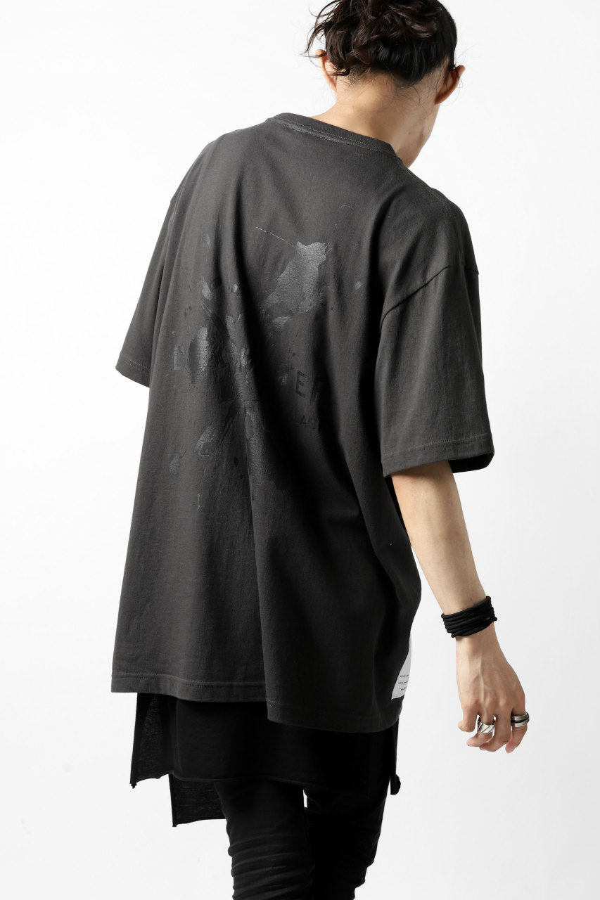 DEFORMATER.® VANISHED PRINT "SPLASH" T-SHIRT (SUMI)