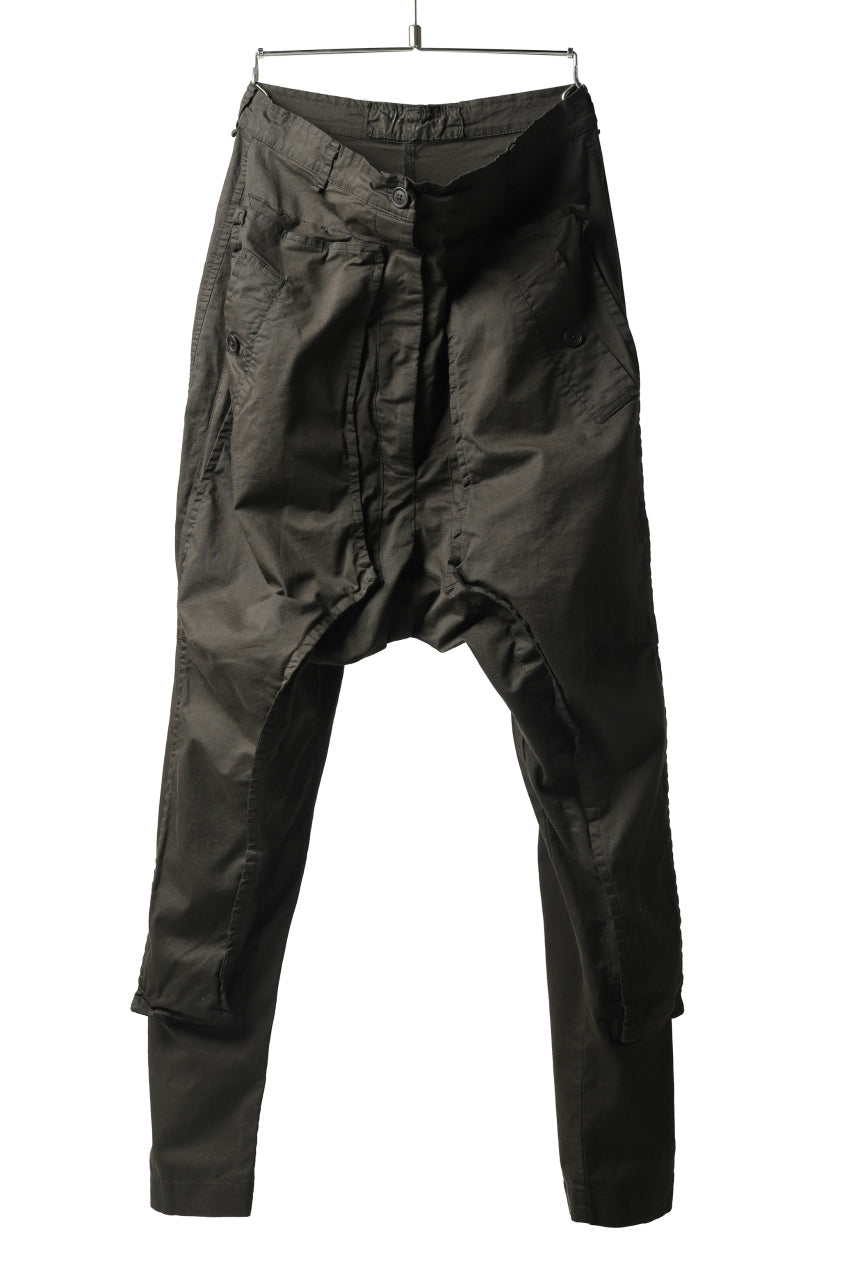 RUNDHOLZ DIP LOWCROTCH SLIM TROUSERS (PINE*DARK KHAKI) – LOOM OSAKA