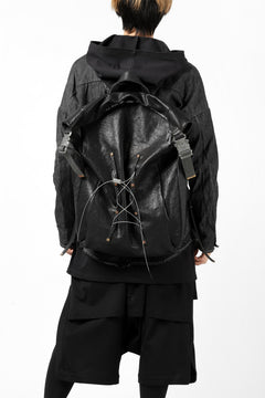 画像をギャラリービューアに読み込む, ierib roll top ruck sack #2 / FVT Oiled Horse (BLACK)