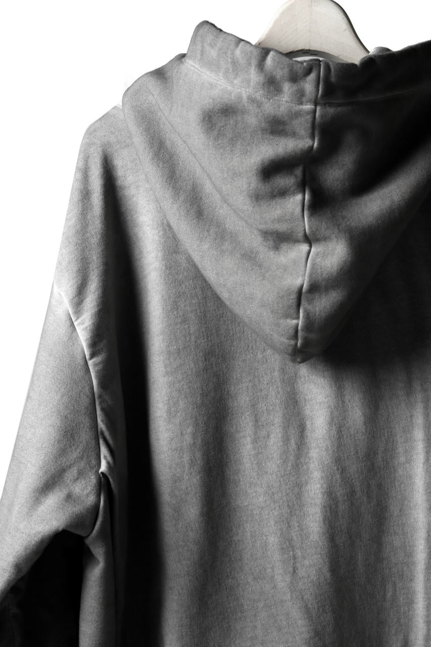 画像をギャラリービューアに読み込む, A.F ARTEFACT &quot;BEHIND&quot;DYEING LAYERED TEE HOODIE (GREY)