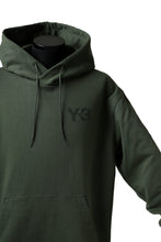 画像をギャラリービューアに読み込む, Y-3 Yohji Yamamoto CLASSIC CHEST LOGO HOODIE PARKA / FRENCH TERRY (GREEN)