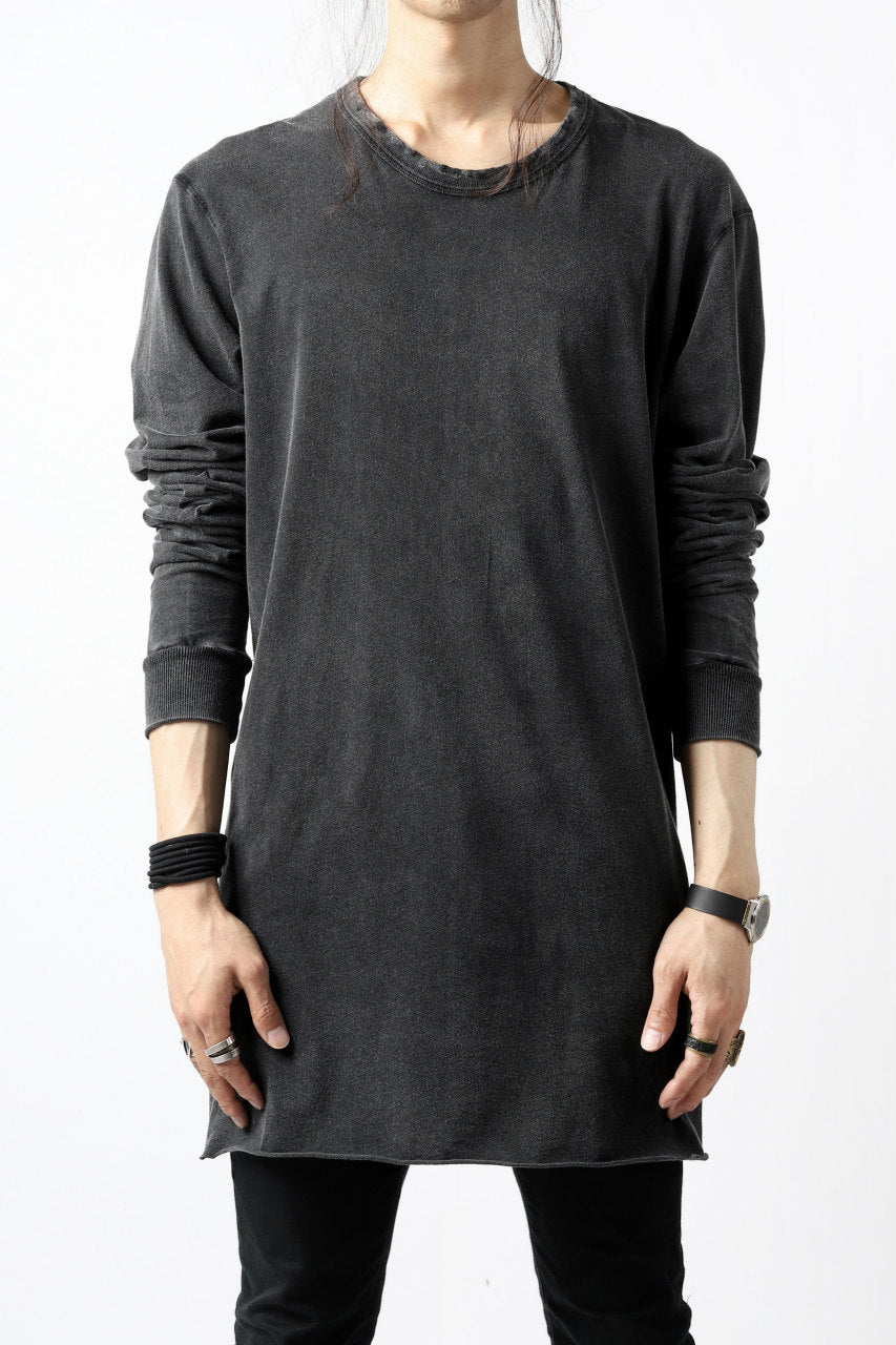 画像をギャラリービューアに読み込む, 11 BY BORIS BIDJAN SABERI LONG SLEEVE &quot;LS1B-F-1101&quot; (DARK PUNK GREY)