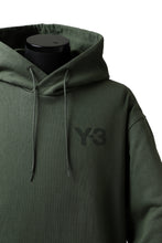 画像をギャラリービューアに読み込む, Y-3 Yohji Yamamoto CLASSIC CHEST LOGO HOODIE PARKA / FRENCH TERRY (GREEN)