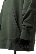 画像をギャラリービューアに読み込む, Y-3 Yohji Yamamoto CLASSIC CHEST LOGO HOODIE PARKA / FRENCH TERRY (GREEN)