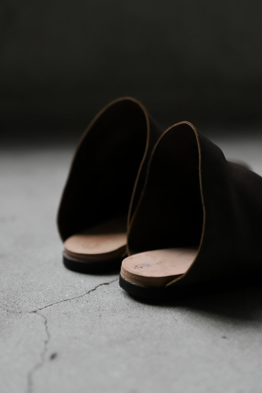 画像をギャラリービューアに読み込む, ierib slip on shoes / Roughout Cordovan (BROWN)