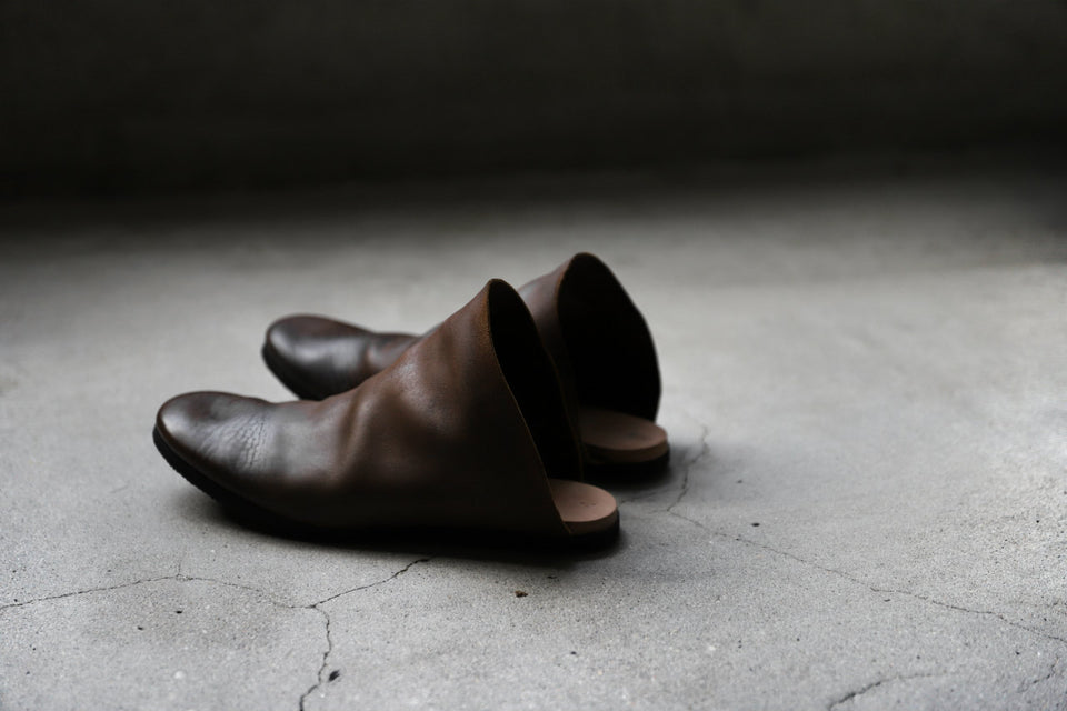 画像をギャラリービューアに読み込む, ierib slip on shoes / Roughout Cordovan (BROWN)