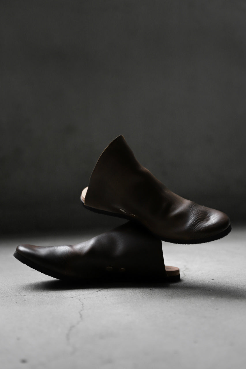 画像をギャラリービューアに読み込む, ierib slip on shoes / Roughout Cordovan (BROWN)