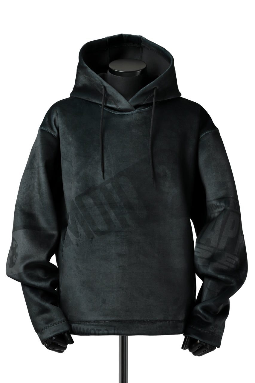 画像をギャラリービューアに読み込む, Y-3 Yohji Yamamoto ALL OVER PRINT HOODIE PARKA / VELVET SPACER ZINE (BLACK)