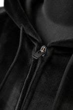 画像をギャラリービューアに読み込む, Y-3 Yohji Yamamoto FULL ZIP SQUARE HOODIE PARKA / VELVET SPACER (BLACK)