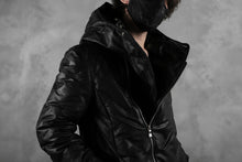 画像をギャラリービューアに読み込む, BACKLASH THE LINE exclusive HOODED DOWN JACKET / GUIDI CALF + POLISH WHITE GOOSE (BLACK)