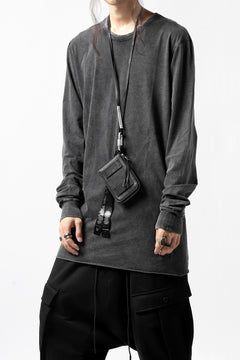 画像をギャラリービューアに読み込む, 11 BY BORIS BIDJAN SABERI WALLET with NECK STRAP &quot;WALLET2-FMM20033&quot; (BLACK)