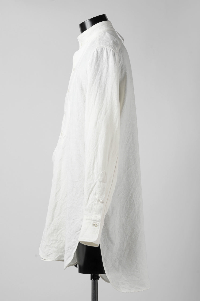 画像をギャラリービューアに読み込む, sus-sous shirt dress / L100 1/25 cloth washer (OFF WHITE)