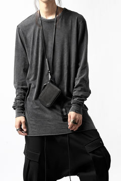 画像をギャラリービューアに読み込む, 11 BY BORIS BIDJAN SABERI WALLET with NECK STRAP &quot;WALLET2-FMM20033&quot; (BLACK)