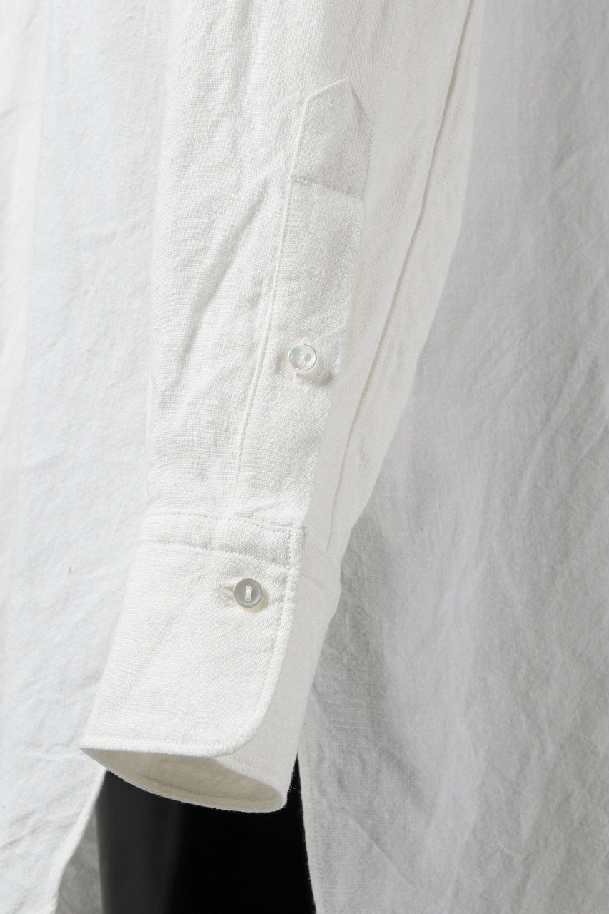 sus-sous shirt dress / L100 1/25 cloth washer (OFF WHITE)