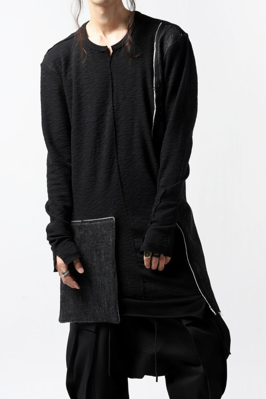 A.F ARTEFACT MULITI COMBINED PULLOVER (BLACK)