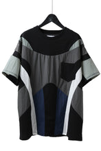 画像をギャラリービューアに読み込む, FACETASM NYLON PATCH WORK TOPS (BLACK)