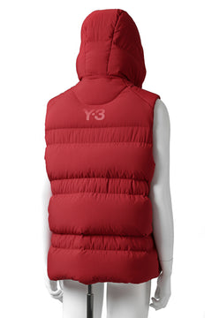 画像をギャラリービューアに読み込む, Y-3 Yohji Yamamoto M CLASSIC PUFFY DOWN VEST (RED)