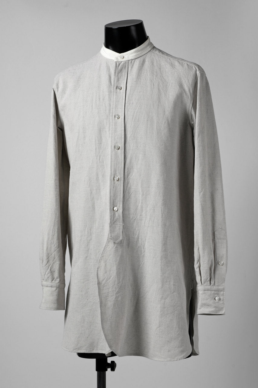 sus-sous shirt officers / L65 C22 S13 cloth washer (ICE GREY)