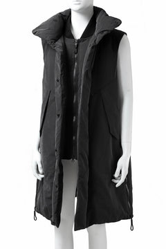 Load image into Gallery viewer, Y-3 Yohji Yamamoto M CH2 DOWN LONG VEST  / SUEDED POLY (BLACK)