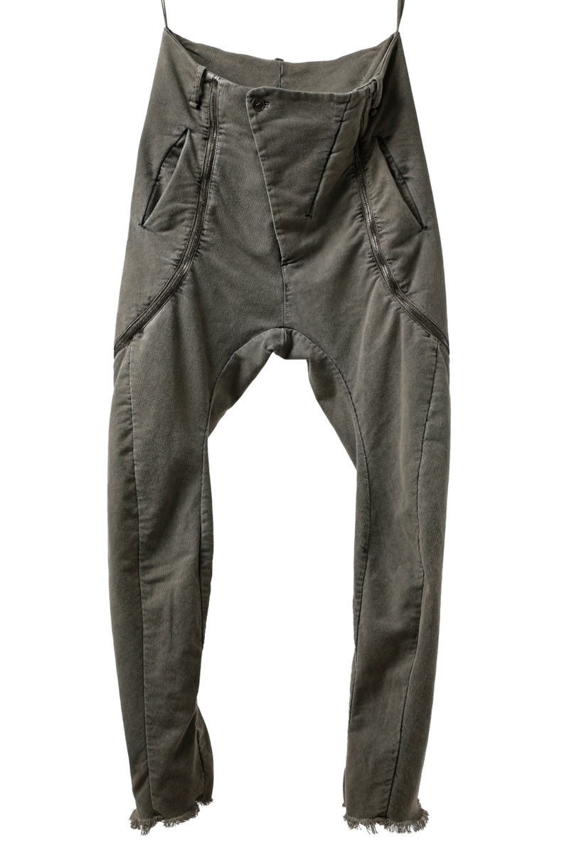 masnada ICONIC ZIP PANTS / STRETCH REPURPOSED COTTON (DUST) – LOOM OSAKA