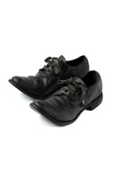 A DICIANNOVEVENTITRE A1923 DERBY SHOES 033N / HORSE FIORE OILED LEATHER (NERO)
