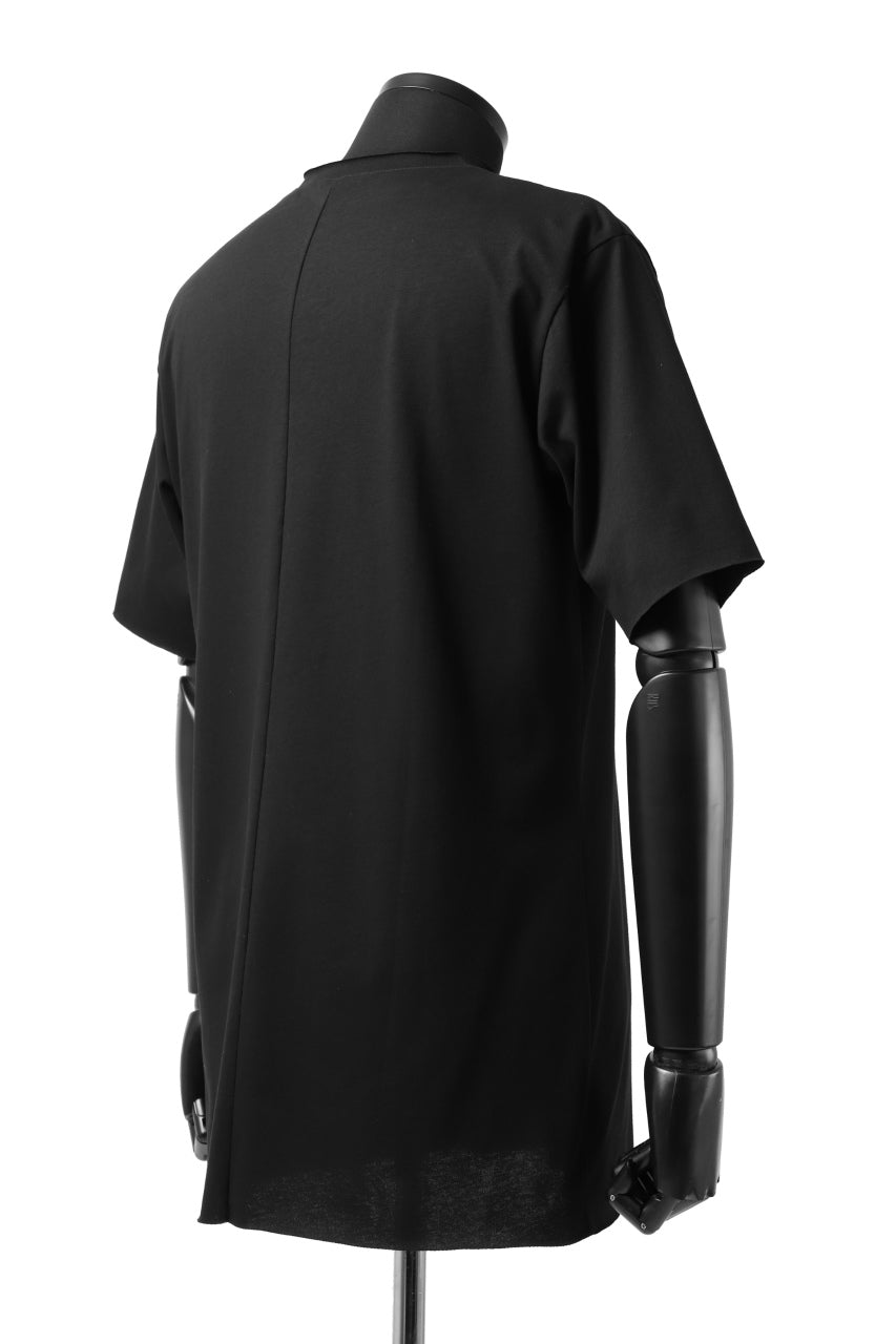 ierib exclusive raw edge Tee type-R  / light jersey (BLACK)