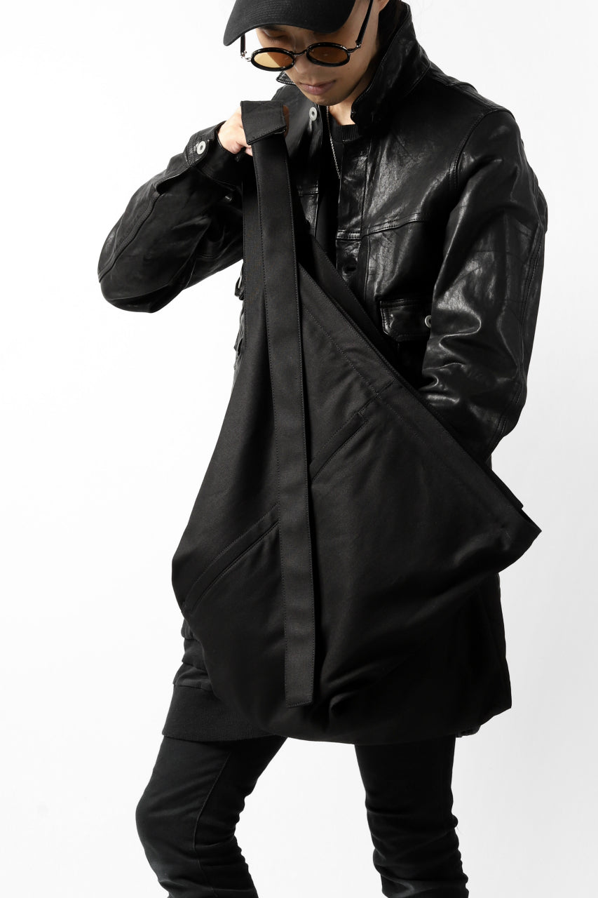 Yohji yamamoto discord Camo Jacquard Shoulder Bag Black
