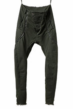 画像をギャラリービューアに読み込む, masnada ICONIC ZIP PANTS / STRETCH REPURPOSED COTTON (LEGION)