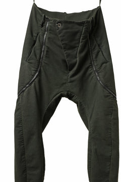 Load image into Gallery viewer, masnada ICONIC ZIP PANTS / STRETCH REPURPOSED COTTON (LEGION)