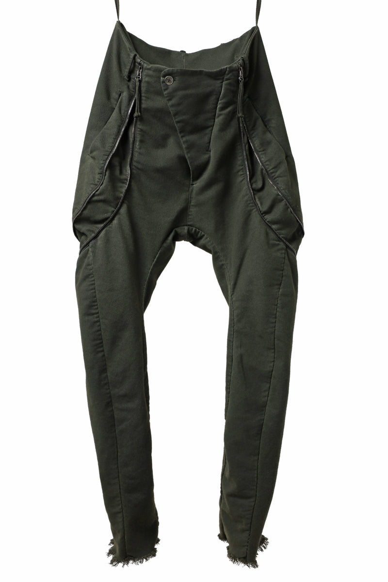 masnada ICONIC ZIP PANTS / STRETCH REPURPOSED COTTON (LEGION) – LOOM OSAKA