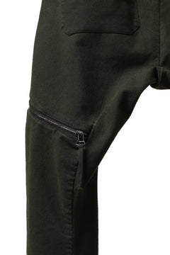 Load image into Gallery viewer, masnada ICONIC ZIP PANTS / STRETCH REPURPOSED COTTON (LEGION)