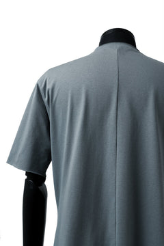 画像をギャラリービューアに読み込む, ierib exclusive raw edge Tee type-R  / light jersey (BLUE GREY)