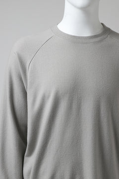 Load image into Gallery viewer, COLINA RAGLAN SWEAT PULLOVER / SUPER 140s WASHABLE WOOL (GREIGE)