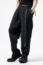 画像をギャラリービューアに読み込む, ISAMU KATAYAMA BACKLASH TAPERED TROUSERS / GARMENT NATURAL DYED LINEN CANVAS (INDIGO)