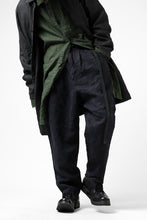 画像をギャラリービューアに読み込む, ISAMU KATAYAMA BACKLASH TAPERED TROUSERS / GARMENT NATURAL DYED LINEN CANVAS (INDIGO)