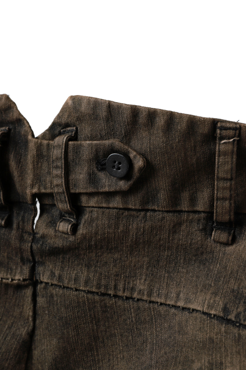 masnada SLIM JEANS / REPURPOSED STRETCH (TARNISHED DUST)