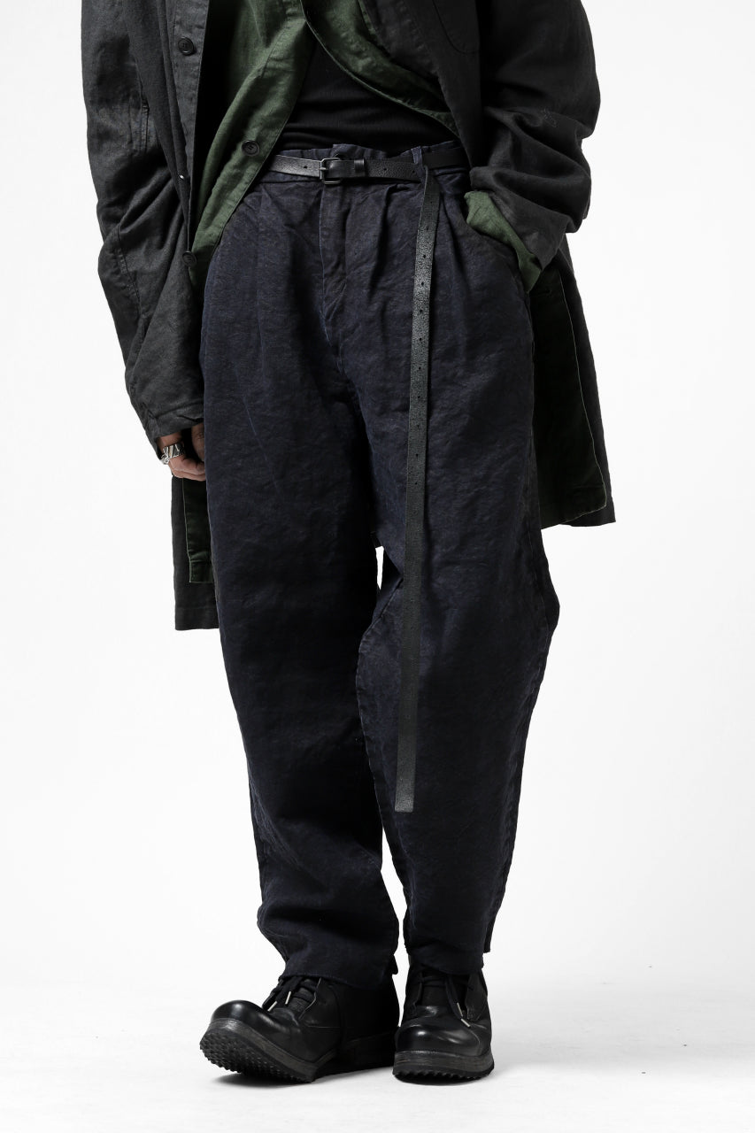 ISAMU KATAYAMA BACKLASH TAPERED TROUSERS / GARMENT NATURAL DYED