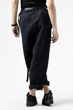 画像をギャラリービューアに読み込む, ISAMU KATAYAMA BACKLASH TAPERED TROUSERS / GARMENT NATURAL DYED LINEN CANVAS (INDIGO)