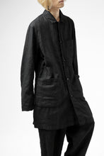 画像をギャラリービューアに読み込む, ISAMU KATAYAMA BACKLASH WORK COAT / GARMENT NATURAL DYED LINEN (SUMI)