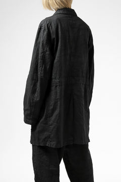 画像をギャラリービューアに読み込む, ISAMU KATAYAMA BACKLASH WORK COAT / GARMENT NATURAL DYED LINEN (SUMI)